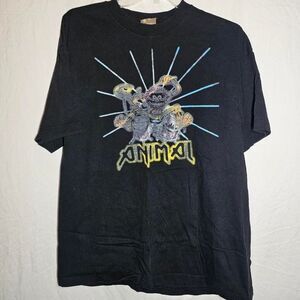 2008 mighty fine animals sesame street grunge tee